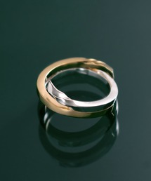 YArKA | 【YArKA/ヤーカ】double twist nuance ring [ptsp2] / ダブル捻りリング(リング)