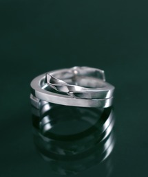 YArKA（ヤーカ）の「【YArKA/ヤーカ】double twist nuance ring [ptsp2] / ダブル捻りリング（リング）」