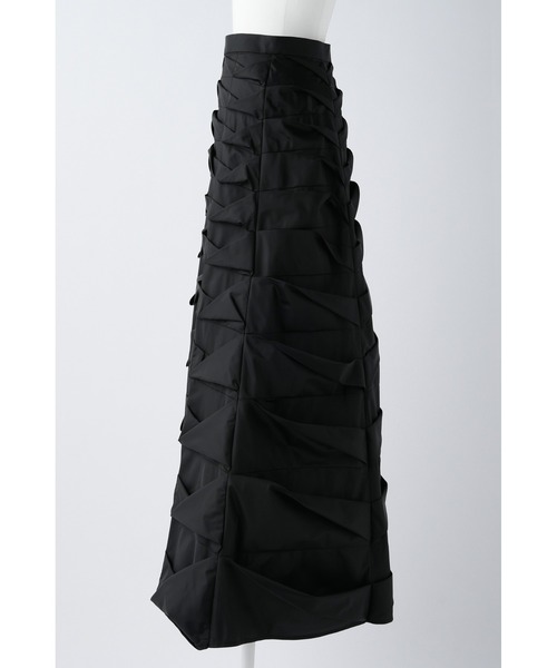 コンパクトタフタ Jaggedスカート（スカート）｜ENFOLD（エンフォルド