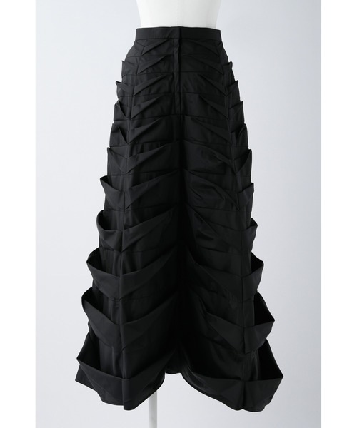 コンパクトタフタ Jaggedスカート（スカート）｜ENFOLD（エンフォルド
