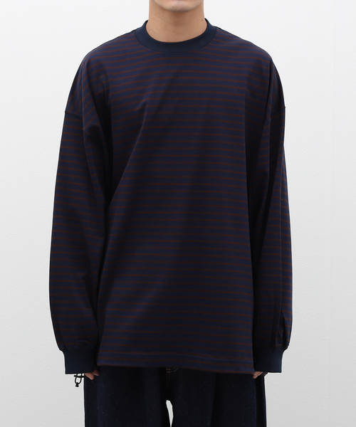 is-ness（イズネス）の「【is-ness / イズネス】BALLOON STRIPES LONG 