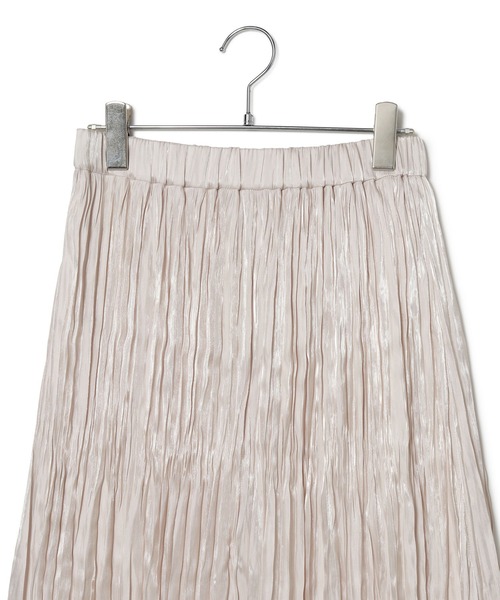 VIS（ビス）の「ワッシャーIラインスカート（スカート・レディース・ライトグレー/ベージュ・FREE）」の9枚目の写真