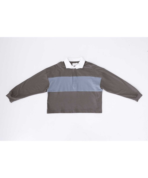 n'OrLABEL(ノアールレーベル)の「『ラガーシャツ』(Tシャツ/カットソー・レディース・ブラウン/グレー/ブラック・FREE)」の8枚目の写真