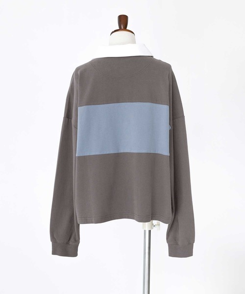 n'OrLABEL(ノアールレーベル)の「『ラガーシャツ』(Tシャツ/カットソー・レディース・ブラウン/グレー/ブラック・FREE)」の11枚目の写真