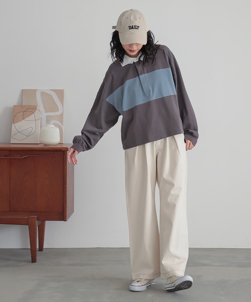 LOOSE バックプリント クルーネック 半袖 Tシャツ FREEDOM FLAG