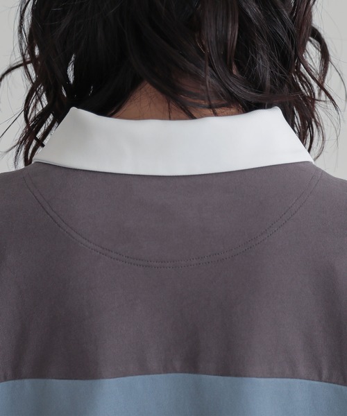 n'OrLABEL(ノアールレーベル)の「『ラガーシャツ』(Tシャツ/カットソー・レディース・ブラウン/グレー/ブラック・FREE)」の22枚目の写真