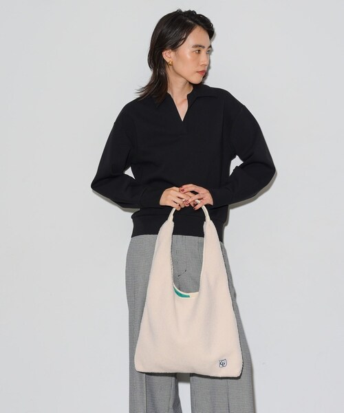 GALLEST（ギャレスト）の「◆ボアトートバッグ（トートバッグ・レディース・キャメル/アイボリー・00）」の14枚目の写真