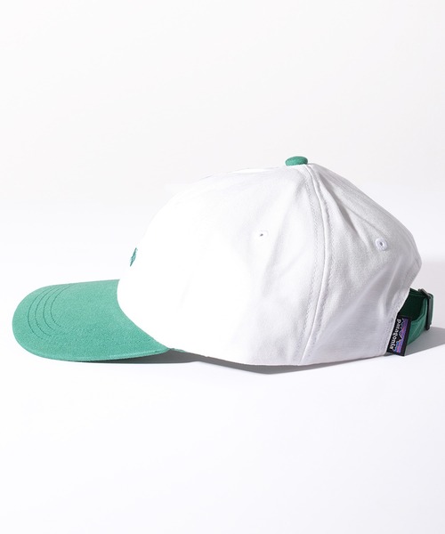 patagonia ホワイト グリーン キャップ patagonia_p6_label_trad_green.