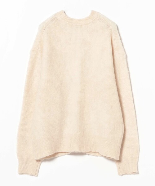 【セール】モヘヤ混 クルーネック ニット カーディガン（カーディガン/ボレロ）｜B:MING by BEAMS（ビーミングバイビームス）