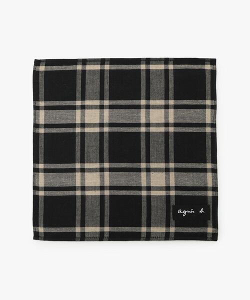 ユニセックス】KD40 SERVIETTE タータンチェック柄ハンドタオル