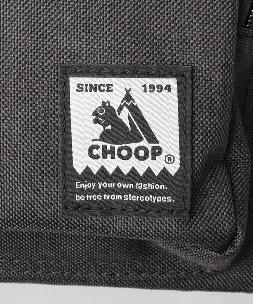 CHOOP（シュープ）の「撥水 4ポケット ミニボストン ショルダーバッグ（ショルダーバッグ・レディース・ブラック/グレー・FREE）」の4枚目の写真
