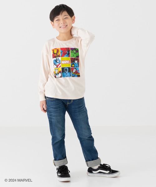 MARVEL（マーベル）の「MARVEL / マーベル キャラクター長袖Tシャツ（Tシャツ/カットソー・キッズ・C/D/A/B・100cm/110cm/120cm/130cm/140cm）」の5枚目の写真