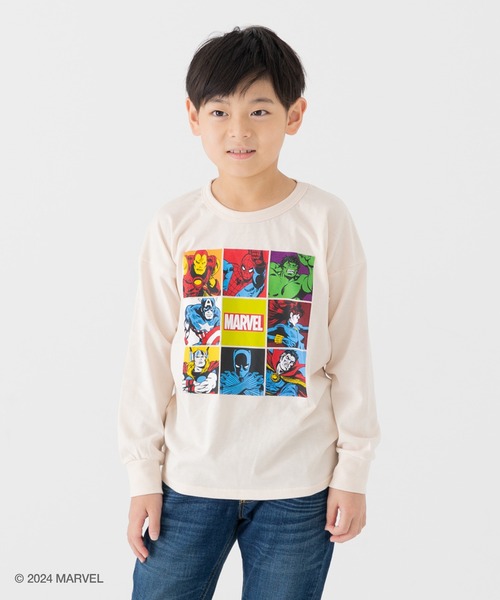 MARVEL（マーベル）の「MARVEL / マーベル キャラクター長袖Tシャツ（Tシャツ/カットソー・キッズ・C/D/A/B・100cm/110cm/120cm/130cm/140cm）」の6枚目の写真