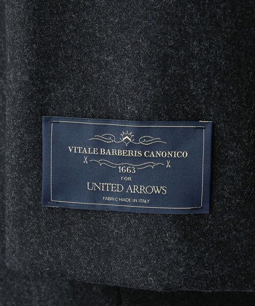 UNITED ARROWS（ユナイテッドアローズ）の「CANONICO フランネル 3ボタンシングル スーツ MC-MODEL -はっ水-（スーツセット・メンズ・ダークグレー/ネイビー・44/46/48/50/52/54）」の20枚目の写真