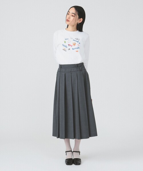 Ray BEAMS（レイビームス）の「【別注】Available Today / We need a little Brea（Tシャツ/カットソー・レディース・ホワイト・ONE SIZE）」の2枚目の写真