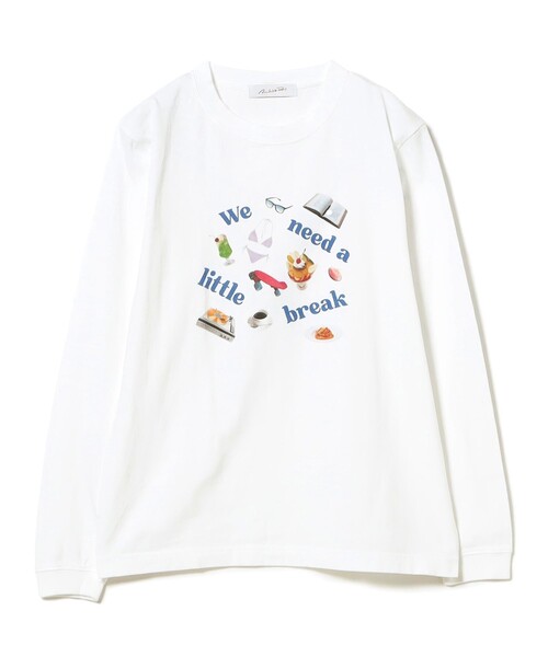Ray BEAMS（レイビームス）の「【別注】Available Today / We need a little Brea（Tシャツ/カットソー・レディース・ホワイト・ONE SIZE）」の7枚目の写真