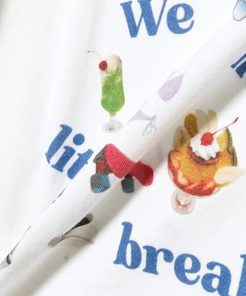 Ray BEAMS（レイビームス）の「【別注】Available Today / We need a little Brea（Tシャツ/カットソー・レディース・ホワイト・ONE SIZE）」の11枚目の写真