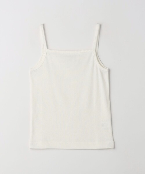 green label relaxing（グリーンレーベルリラクシング）の「Re`ep Cotton リープコットン リブ キャミソール（キャミソール・レディース・ブラック/モカ/オフホワイト・FREE）」の14枚目の写真