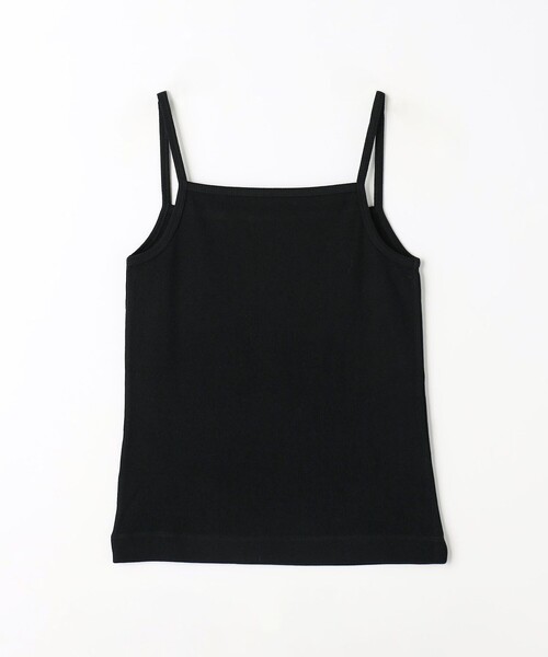 green label relaxing（グリーンレーベルリラクシング）の「Re`ep Cotton リープコットン リブ キャミソール（キャミソール・レディース・ブラック/モカ/オフホワイト・FREE）」の18枚目の写真
