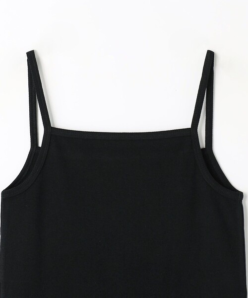 green label relaxing（グリーンレーベルリラクシング）の「Re`ep Cotton リープコットン リブ キャミソール（キャミソール・レディース・ブラック/モカ/オフホワイト・FREE）」の20枚目の写真