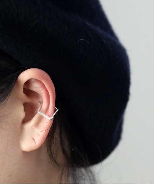 vv.jewelry /スクエアイヤカフ silver925（イヤーカフ）｜COMMON WARE（コモンウェアー）