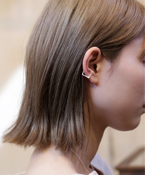 vv.jewelry /スクエアイヤカフ silver925（イヤーカフ）｜COMMON WARE（コモンウェアー）