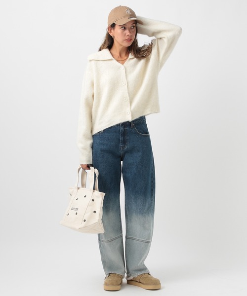 BAYFLOW（ベイフロー）の「[撥水機能付き]メタルバックルファークロッグ（スリッポン・レディース・ベージュ/ブラック・MEDIUM/LARGE）」の15枚目の写真