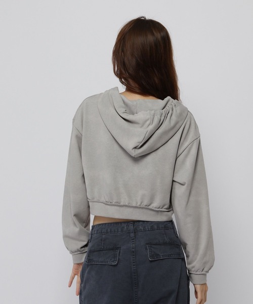 3.3 Field Trip (3.3フィールドトリップ)の「【セットアップ対応】3.3 Field Trip/ピグメントZIPフーディー(ウラケ)(パーカー・レディース・ライトグレー/ブラウン・FREE)」の20枚目の写真