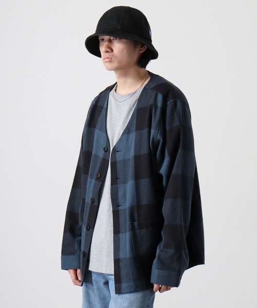 BIG MIKE BIG MIKE Heavy flannel shirt cardigan ビックマイク ノー