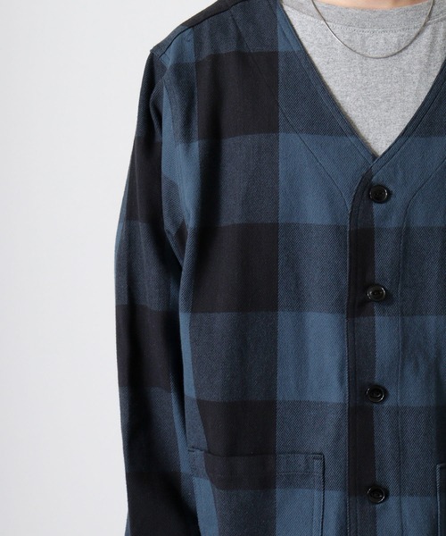BIG MIKE BIG MIKE Heavy flannel shirt cardigan ビックマイク ノー