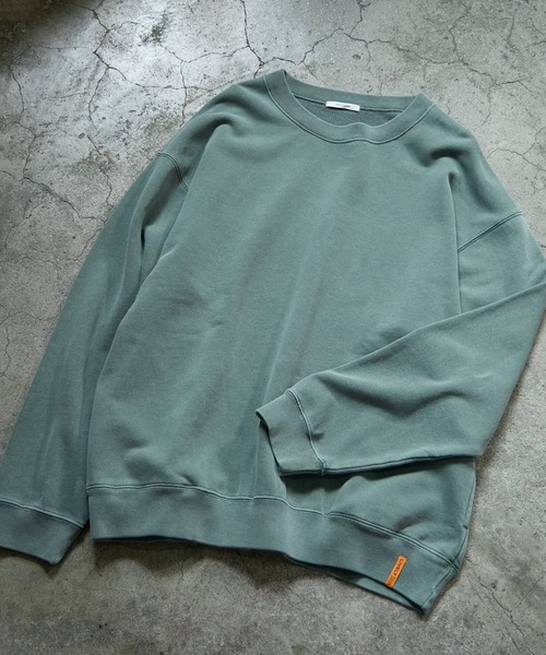 BAYFLOW（ベイフロー）の「LIVELYピグメントプルオーバー（Tシャツ/カットソー・メンズ・ネイビー/オレンジ/カーキ/ホワイト系/チャコールグレー・MEDIUM/LARGE）」の4枚目の写真