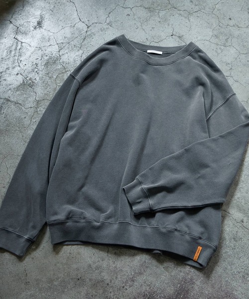 BAYFLOW（ベイフロー）の「LIVELYピグメントプルオーバー（Tシャツ/カットソー・メンズ・ネイビー/オレンジ/カーキ/ホワイト系/チャコールグレー・MEDIUM/LARGE）」の3枚目の写真