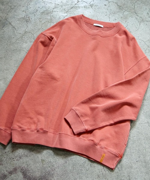 BAYFLOW（ベイフロー）の「LIVELYピグメントプルオーバー（Tシャツ/カットソー・メンズ・ネイビー/オレンジ/カーキ/ホワイト系/チャコールグレー・MEDIUM/LARGE）」の5枚目の写真