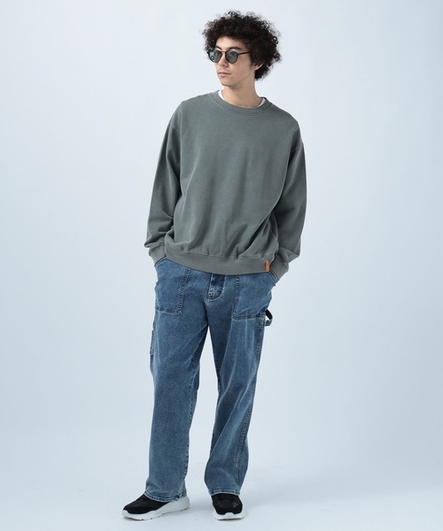 BAYFLOW（ベイフロー）の「LIVELYピグメントプルオーバー（Tシャツ/カットソー・メンズ・ネイビー/オレンジ/カーキ/ホワイト系/チャコールグレー・MEDIUM/LARGE）」の9枚目の写真