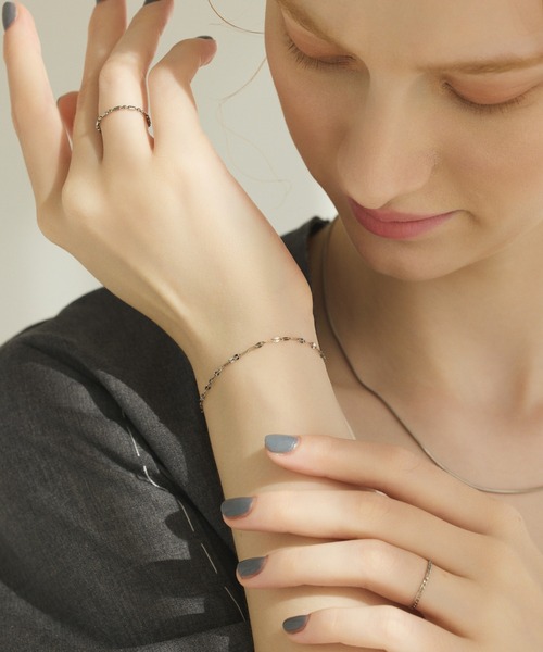 CENE（セネ）の「【CENE】セネ/スリムペタルチェーンブレスレット（ブレスレット・レディース・シルバー/ゴールド・FREE）」の9枚目の写真