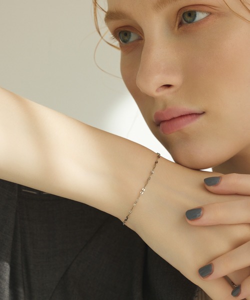 CENE（セネ）の「【CENE】セネ/スリムペタルチェーンブレスレット（ブレスレット・レディース・シルバー/ゴールド・FREE）」の10枚目の写真