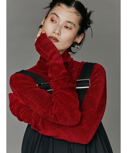 UN3D.（アンスリード）の「VELOUR TURTLE KT TOP / ベロアタートル