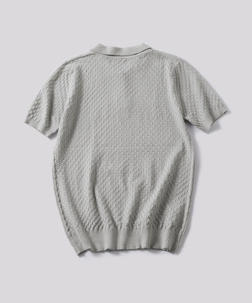 THE TOE グレー ポロシャツ 半袖ニットワンピース