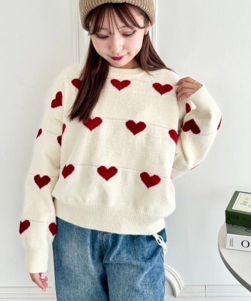 セール】ラインハートニットプルオーバー（ニット/セーター