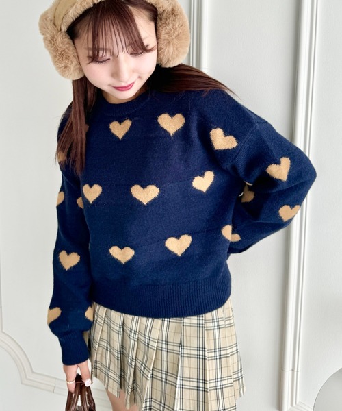 SOLLON.(ソルロン)の「ラインハートニットプルオーバー(ニット/セーター・レディース・ネイビー/イエロー/ブラック/アイボリー・FREE)」の22枚目の写真