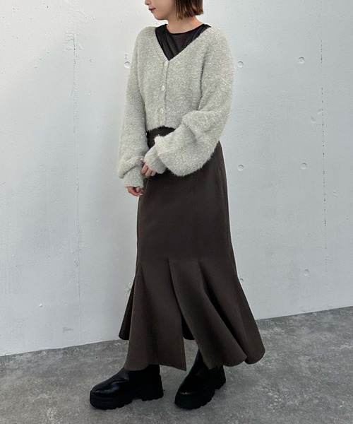 PRADA ファー付き カーディガン ボレロ 38 ポンチョ ショート PRADA ファー付き カーディガン ボレロ 38 ポンチョ ショート