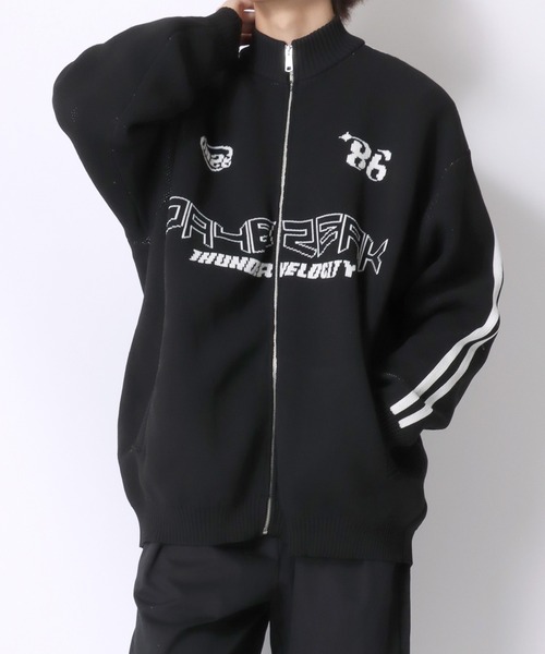 MARUKAWA(マルカワ)の「2025AW オーバーサイズ MACHINE WASHABLE ジャガードニットブルゾン レディース メンズ(ブルゾン・レディース・ネイビー/ブラック/オフホワイト・M/L/LL)」の19枚目の写真