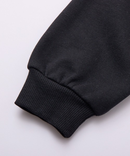 QUNTSTYLE(キュントスタイル)の「あったか裏起毛♪プリントパーカー(スウェット・キッズ・パープル/ミント/ブラック・100/150/160/120/130/140/110)」の13枚目の写真