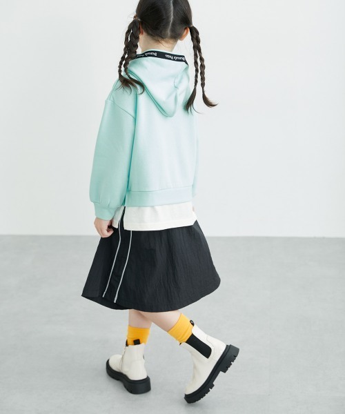 TWN正規品★24AW★Skating 裏起毛パーカー あったか裏起毛♪プリントパーカー（女の子）（パーカー