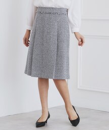 index | ＜通勤・セレモニー/セットアップ対応＞Aラインツイードスカート【洗える】(スカート)