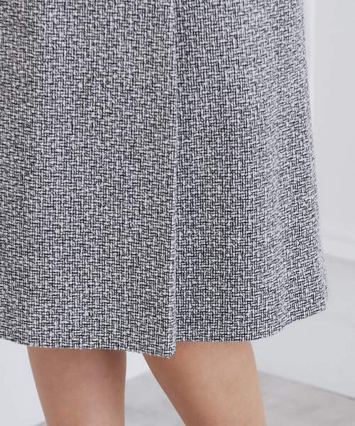 index（インデックス）の「＜通勤・セレモニー/セットアップ対応＞Aラインツイードスカート【洗える】（スカート・レディース・ブラック系3/ネイビー/ナチュラル・36/38/40/42）」の22枚目の写真