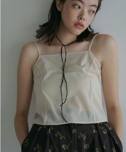 anuke アンヌーク カットオフツイルビスチェ anuke（アンヌーク）の「anuke Cutoff Twill Bustier カットオフ