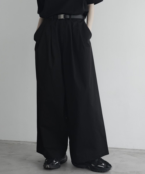remer（リメール）の「loose soft chino buggy wide PT / ルーズ