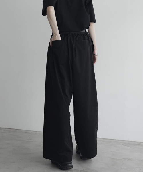 remer ルーズプレミアムチノストレートワイドパンツ ベージュ M remer（リメール）の「loose soft chino buggy wide PT / ルーズ