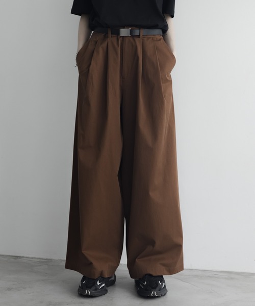 remer（リメール）の「loose soft chino buggy wide PT / ルーズ